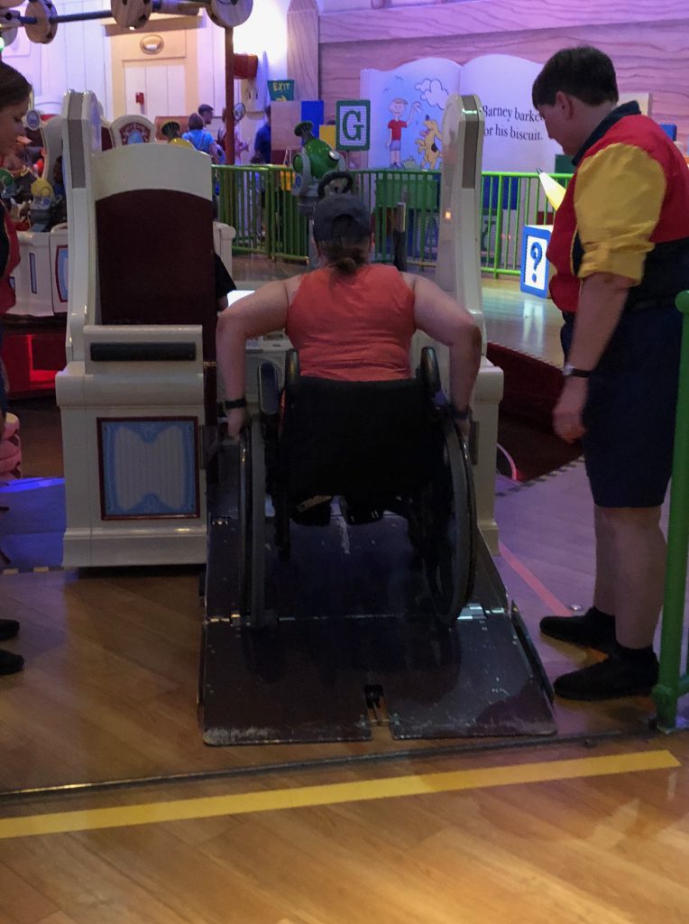 Toy Story Mania Wheel Chair Access
