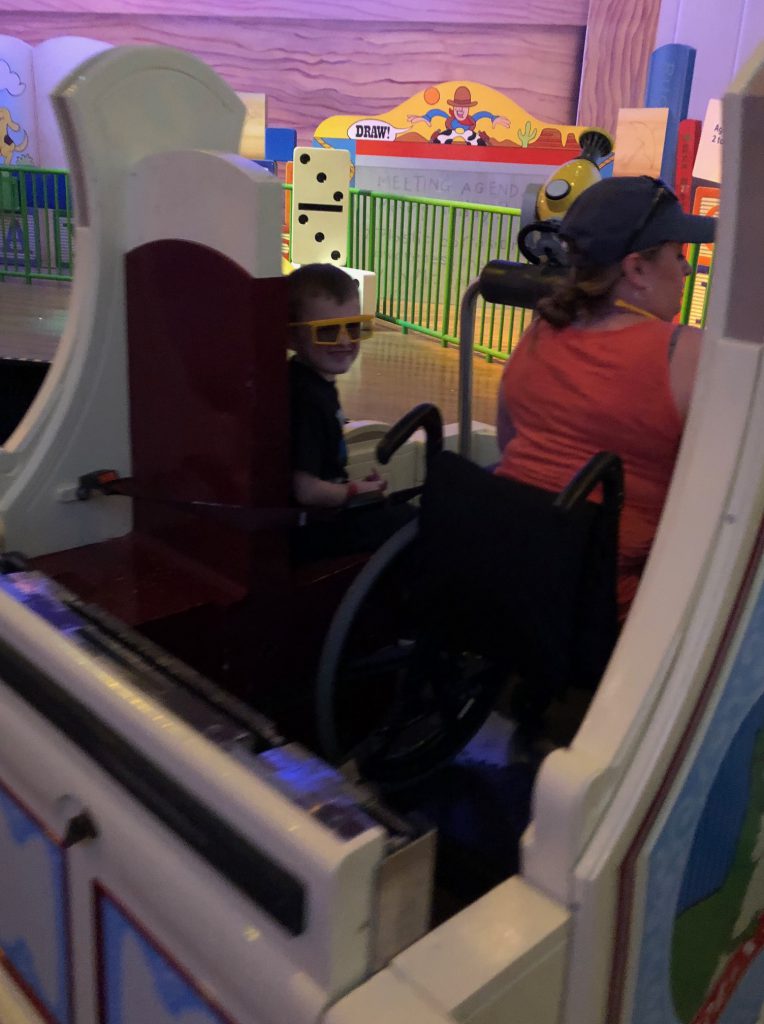 Wheel Chair Access Toy Story Mania