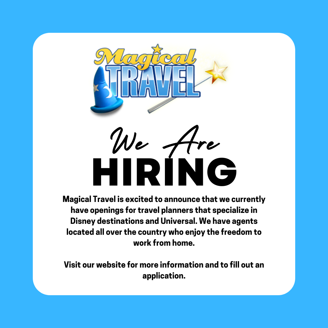 Magical Travel is hiring agents Magical Travel