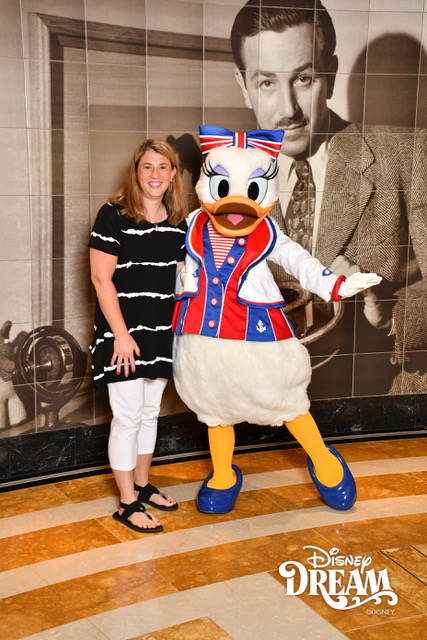 Donald Duck on the Disney Cruise