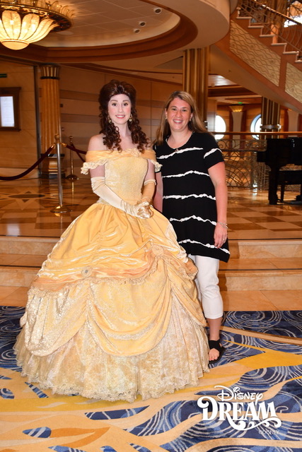 Princess Belle on the Disney Cruise
