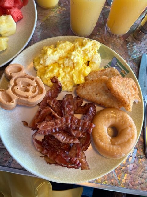 Breakfast on the Disney Cruise
