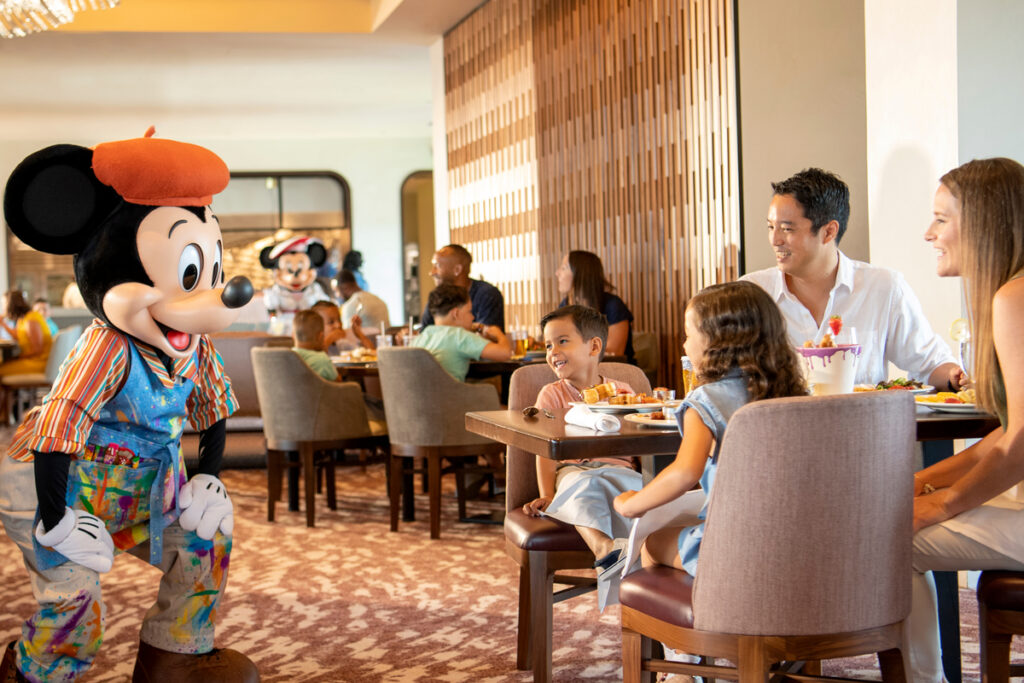 Dining with Mickey