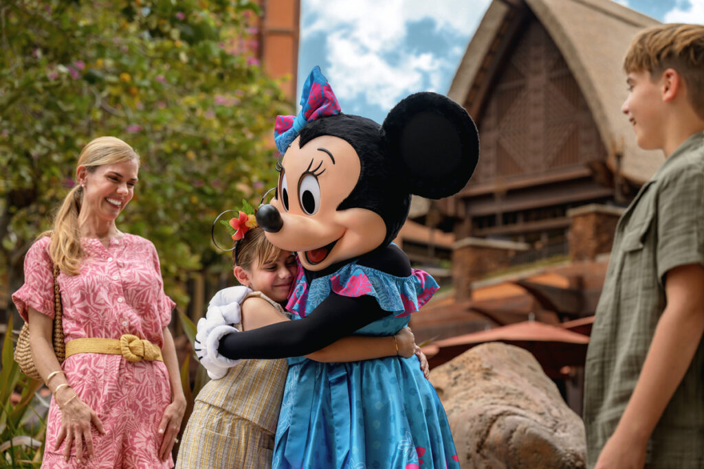 Minnie Mouse at Aulani