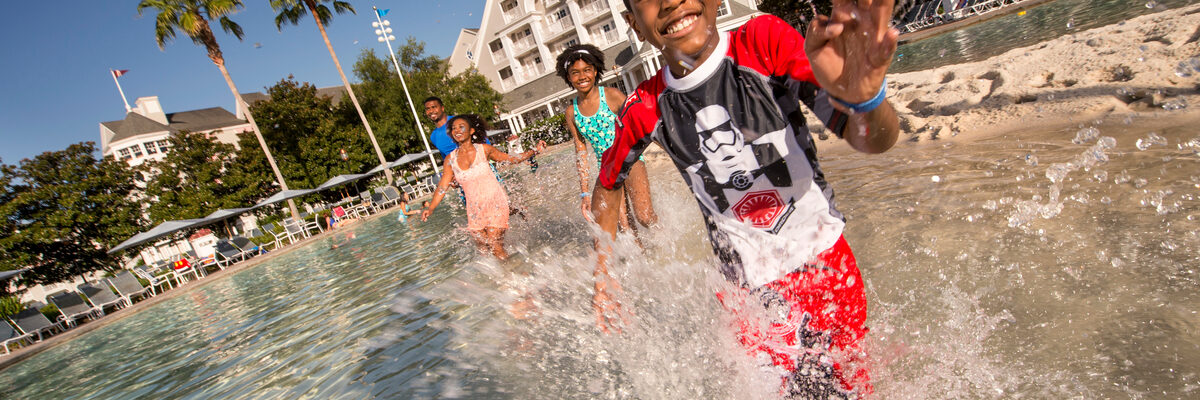 Children at the Yacht and Beach Club